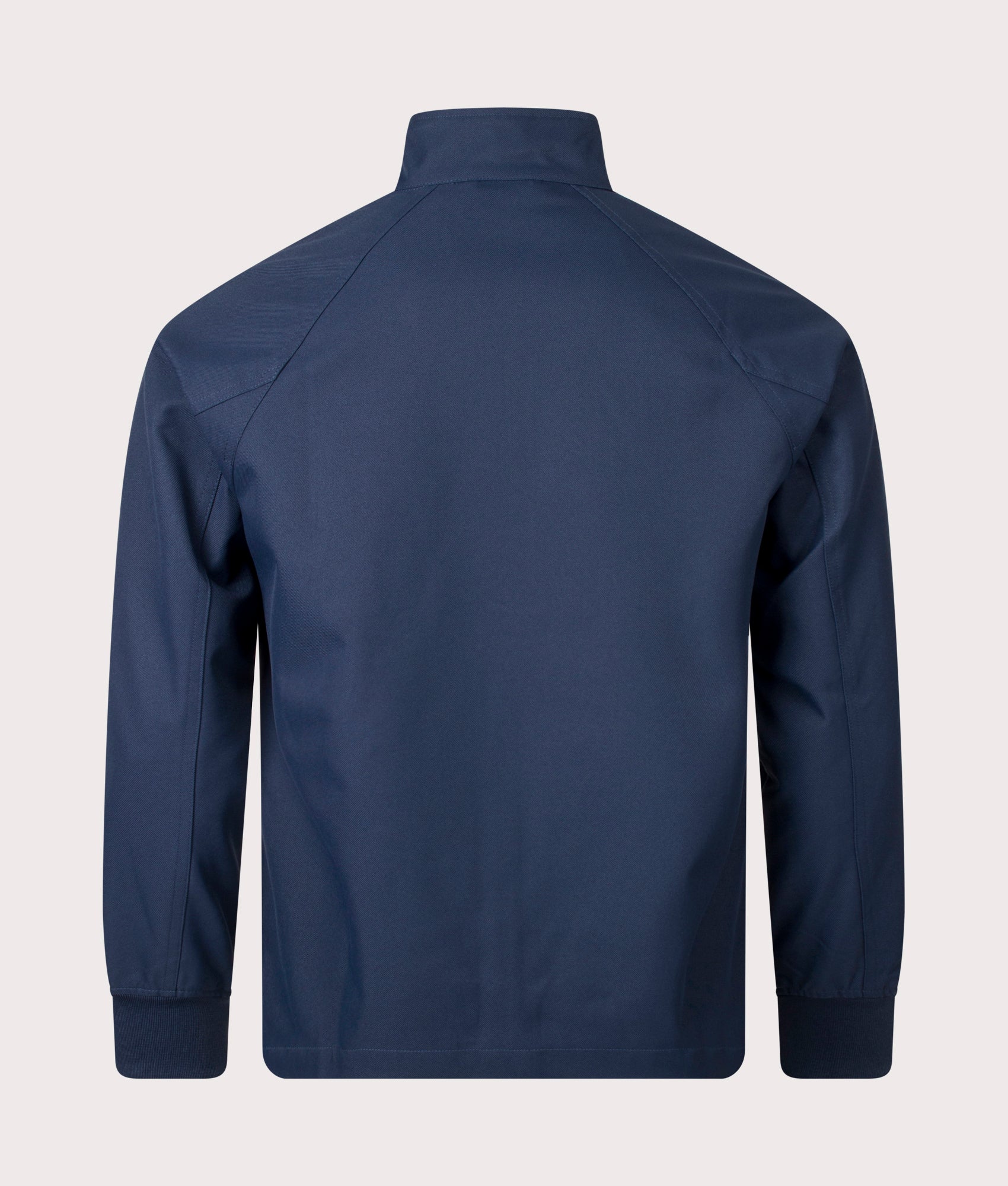 Navy Blue Slim Harrington Jacket
