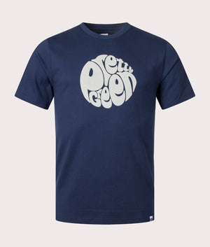 Gillespie-Logo-T-Shirt-Navy-Pretty-Green-EQVVS-Front-Image