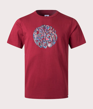 Wonderwall Paisley Print Logo T-Shirt