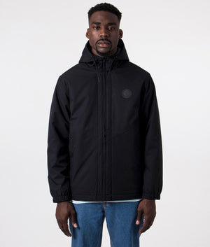 Black hooded clearance jacket