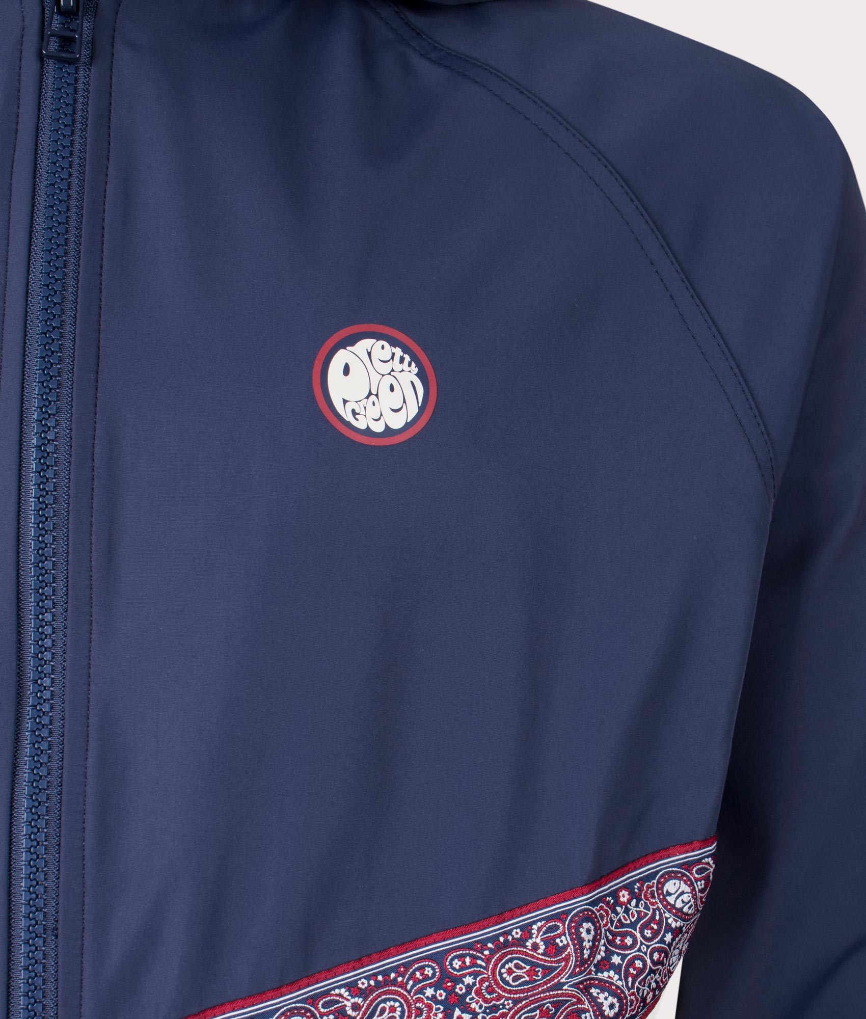 Pretty green milner hot sale track top navy