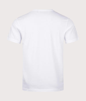 Belstaff Signature T-shirt in White at, 100% Cotton at EQVVS Menswear. Back Shot. 