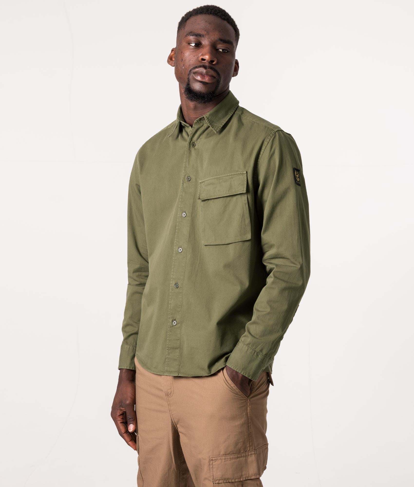 Scale Shirt True Olive | Belstaff | EQVVS