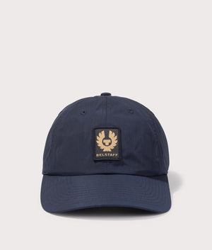 Phoenix Patch Cap in Dark Ink by Belstaff. EQVVS Shot.