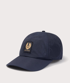 Phoenix Patch Cap in Dark Ink by Belstaff. EQVVS Shot. 