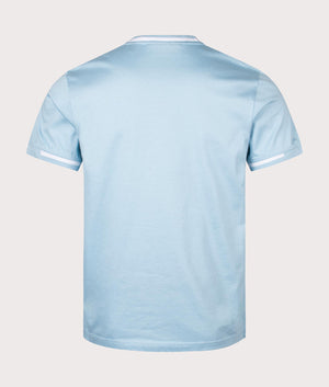 Belstaff Graph T-Shirt in skyline blue back shot at EQVVS