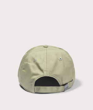 Belstaff Phoenix Logo Cap in echo green with patch logo back shot at EQVVS