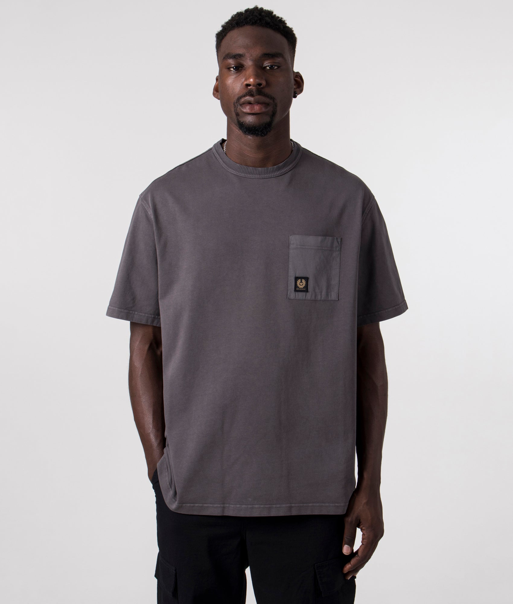 Relaxed Fit Clifton T-Shirt in Slate | Belstaff | EQVVS