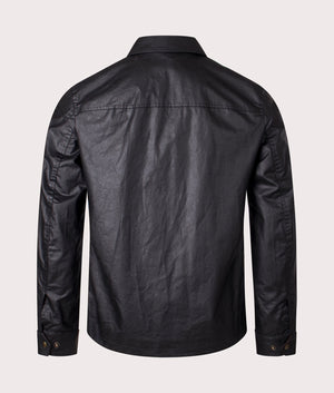 Tour Overshirt in Black by Belstaff. EQVVS Shot.