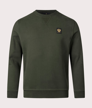 Belstaff Sweatshirt in Tile Green. EQVVS Shot.