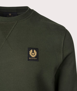 Belstaff Sweatshirt in Tile Green. EQVVS Shot.