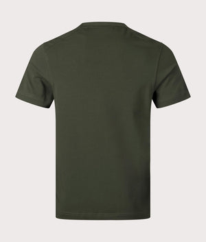 Belstaff Alloy T-Shirt in Tile Green at EQVVS. Reverse shot.