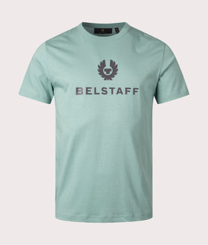 Belstaff Signature T-Shirt in Oil Blue. EQVVS Shot.