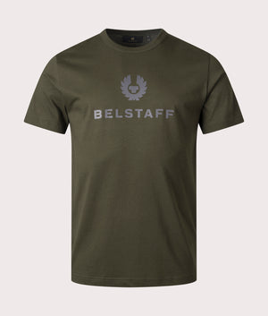 Belstaff Signature T-Shirt in Tile Green. EQVVS Shot.