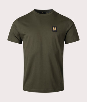 Belstaff T-Shirt in Tile Green. EQVVS Shot.