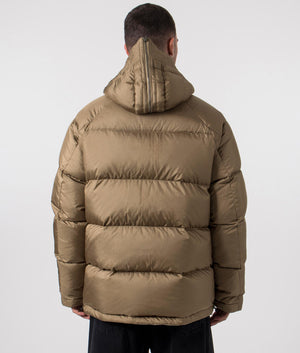 Centenary Reversible Jacket Belstaff Chalk / British Khaki. Shot at EQVVS. Reverse shot. 