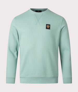 Belstaff Sweatshirt in Oil Blue. EQVVS Shot. 