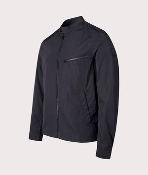 Belstaff Walkham Jacket in Black at EQVVS. Side shot. 