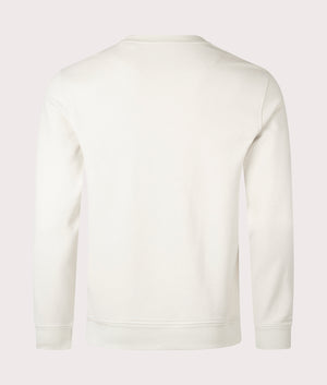 Belstaff Sweatshirt in Stone Beige, 100% Cotton. At EQVVS Menswear. Back shot 