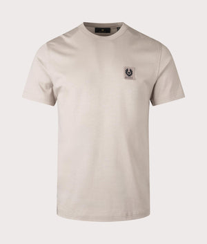 Belstaff T-Shirt in Pumice, 100% Cotton. At EQVVS Menswear. Front detail shot 