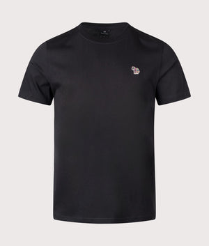 Paul smith, Zebra Logo T-Shirt, black, front shot, eqvvs.