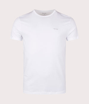 Paul Smith, 3 Pack Logo Lounge T-Shirts, black/ white/ grey, Eqvvs Menswear, front shot angle
