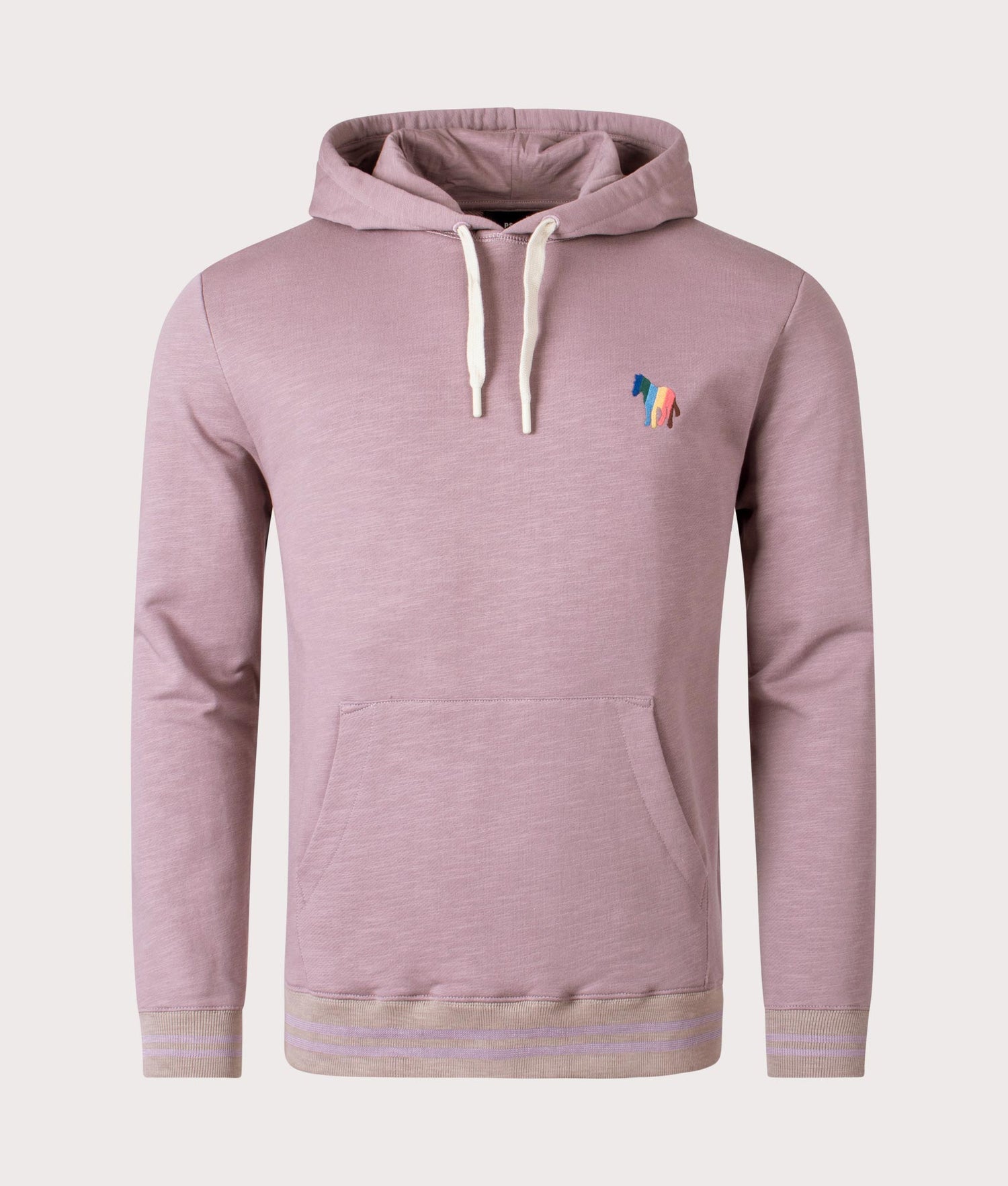 Broad Stripe Zebra Logo Hoodie Lilac | PS Paul Smith | EQVVS