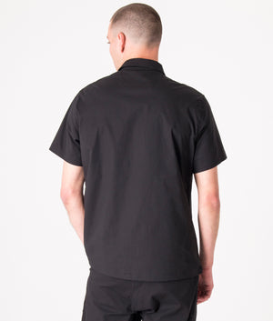 Gaberdine-Short-Sleeve-Shirt-Black-Marshall-Artist-EQVVS