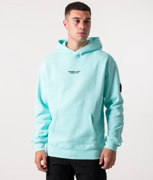 Relaxed-Fit-Siren-Overhead-Hoodie-Cyan-Marshall-Artist-EQVVS