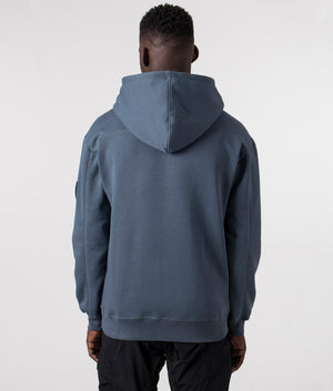 Relaxed Fit Siren Overhead Hoodie Slate Blue Marshall Artist EQVVS