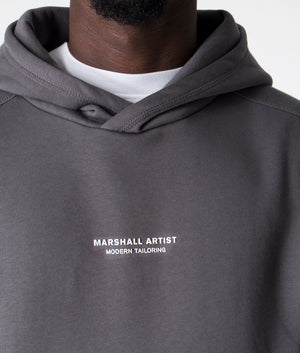 Relaxed-Fit-Siren-Overhead-Hoodie-066-Gull-Grey-Marshall-Artist-EQVVS-Detail-Image