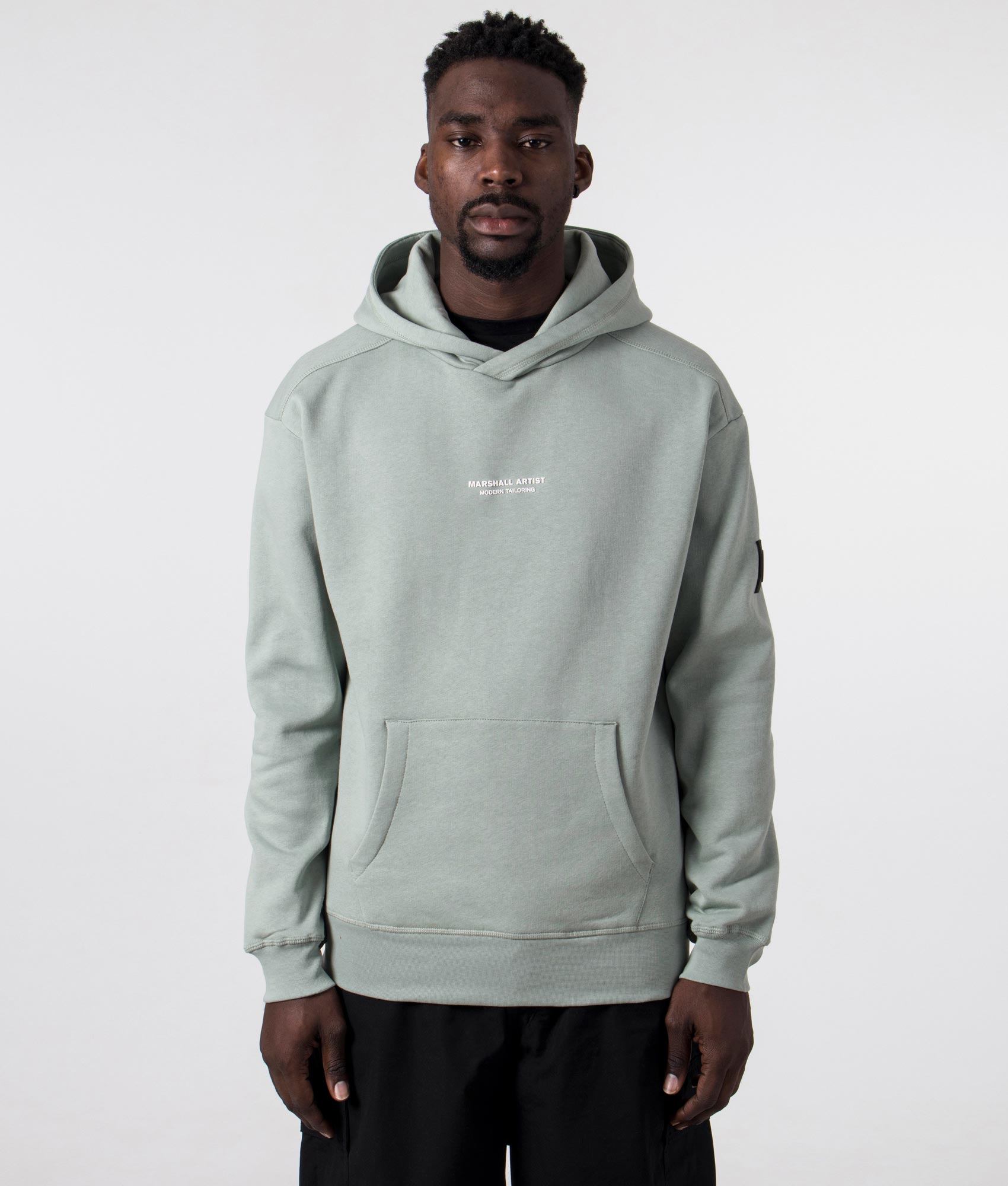 Relaxed Fit Siren Overhead Hoodie Oxide Green | Marshall Artist | EQVVS