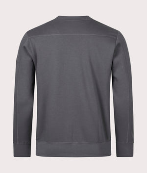 Relaxed-Fit-Siren-Crew-Neck-Sweatshirt-Gull-Grey-Marshall-Artist-EQVVS-Back-Image 