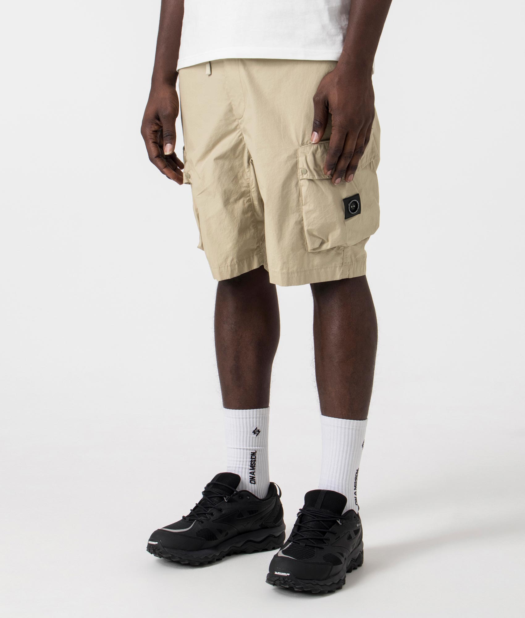 Storma Cargo Shorts In Sandstone | Marshall Artist | EQVVS