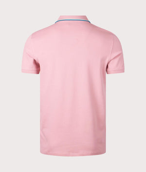 Zebra Emblem Polo Shirt, Powder Pink, PS Paul Smith, EQVVS,  back shot.