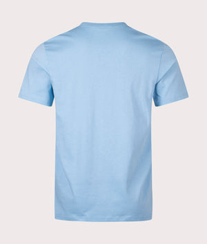 Zebra T-Shirt in Light Blue by PS Paul Smith. EQVVS Back Angle Shot.