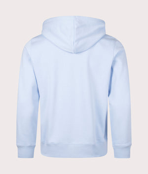 PS Paul Smith Zebra Logo Zip Through Hoodie in Light Blue. EQVVS Back Shot