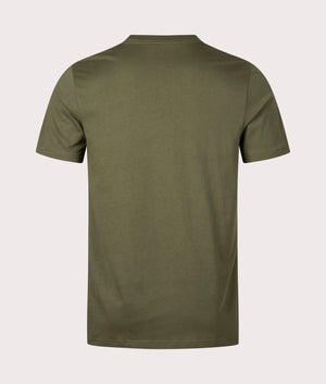 Astronaut T-Shirt in Green by PS Paul Smith. EQVVS Back Angle Shot.