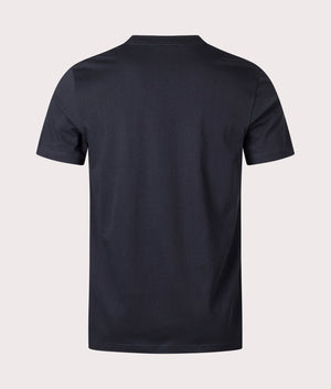 Astronaut T-Shirt in Dark Navy by PS Paul Smith. EQVVS Back Angle Shot.