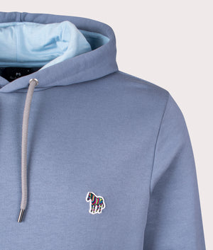 Zebra Hoodie in Grey Blue by PS Paul Smith. EQVVS Shot.