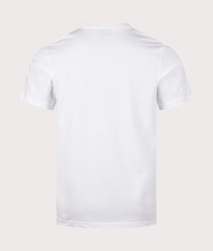 PS Paul Smith T-Shirt in White with Colour-Block Chest Branding, for men, at EQVVS Back Shot