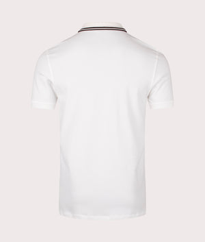 Paul Smith, Zebra Emblem Polo Shirt, off white, Eqvvs Menswear, back shot angle