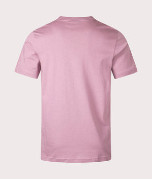 Paul Smith, Organic Cotton Zebra T-Shirt, Mauve, Eqvvs Menswear, back shot angle
