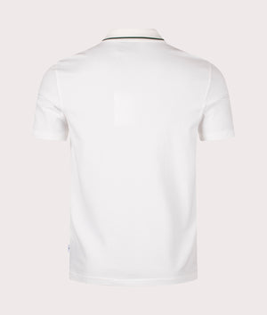 Paul Smith, Button Front Polo Shirt, off white, Eqvvs Menswear, back shot angle