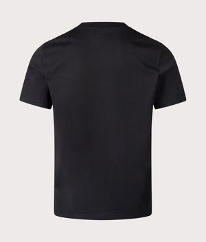 Short Sleeve Pocket Shirt in Black by PS Paul Smith at EQVVS. Back Angle Shot. 