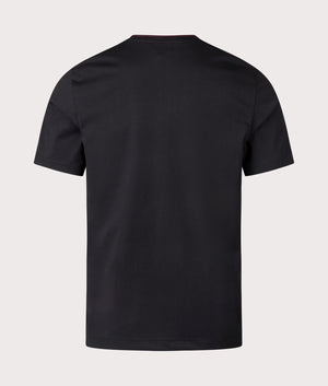 Short Sleeve Shirt in Black by PS Paul Smith at EQVVS. Back Angle Shot. 