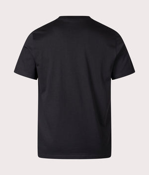 Paul Smith, Multi Row 'P' Print T-Shirt, black, Eqvvs Menswear, back shot angle