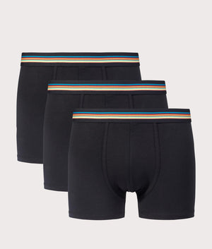 Paul Smith, 3 Pack Black Trunks, black, Eqvvs Menswear, front shot angle