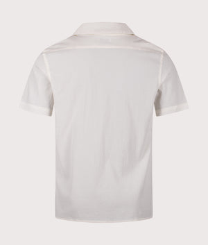 PS Paul Smith Short Sleeve Shirt in Off White. Shot at EQVVS. Back shot. 