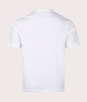 PS Paul Smith Desert Stripe T-Shirt in White. EQVVS back shot.